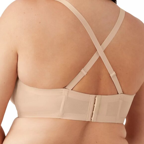 Wacoal Red Carpet Women's Full Figure Underwire Strapless Bra, Sand Nude 5, 36DD - Picture 3 of 9